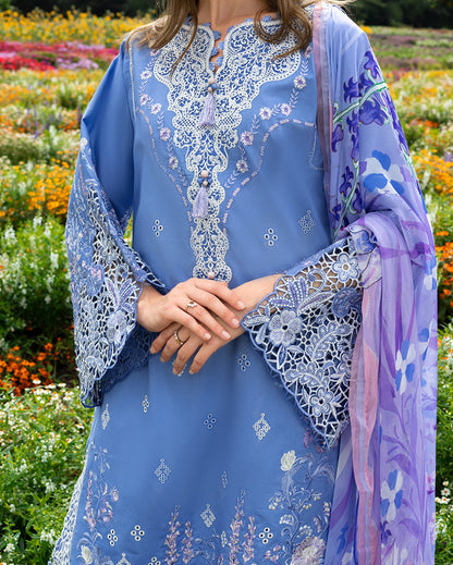 MS 2795-3 Piece - Unstitched Embroidered Lawn Fabric