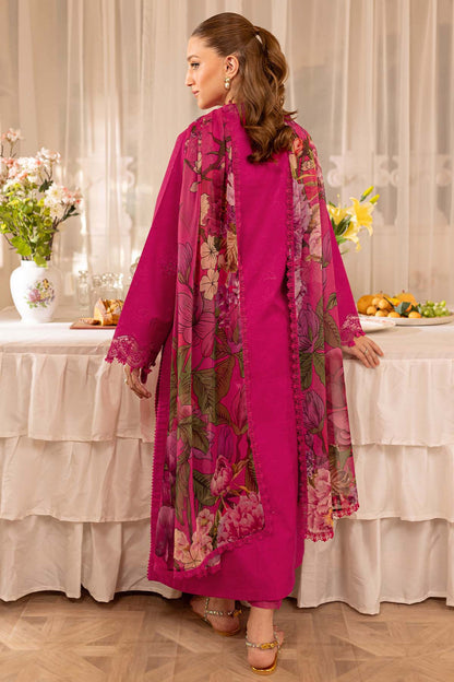 FR 2725-3 Piece - Unstitched Embroidered Lawn Fabric