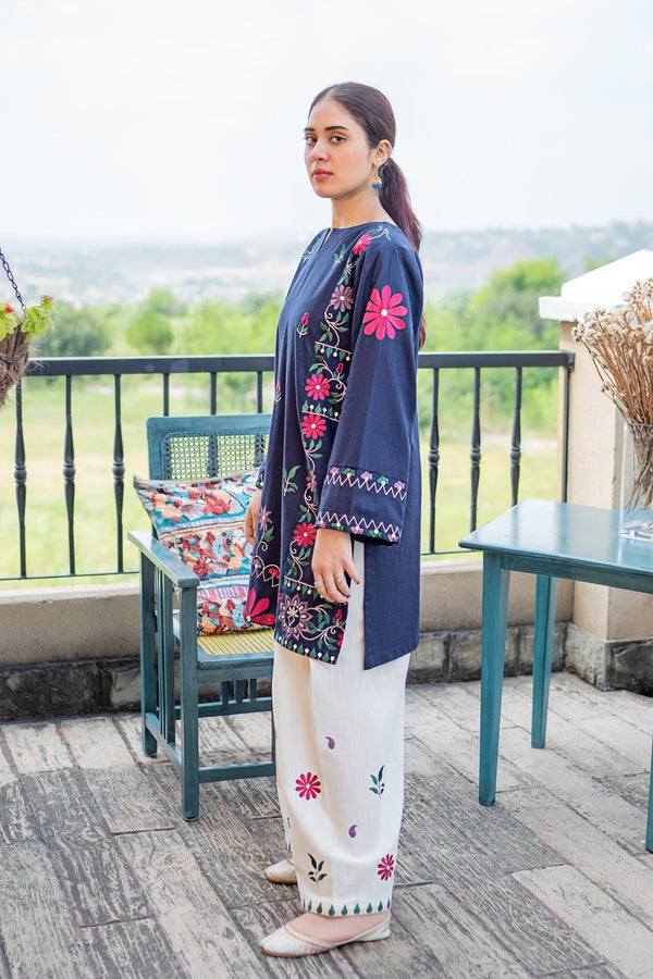 MB 70-2 Piece - Unstitched Embroidered Lawn Fabric