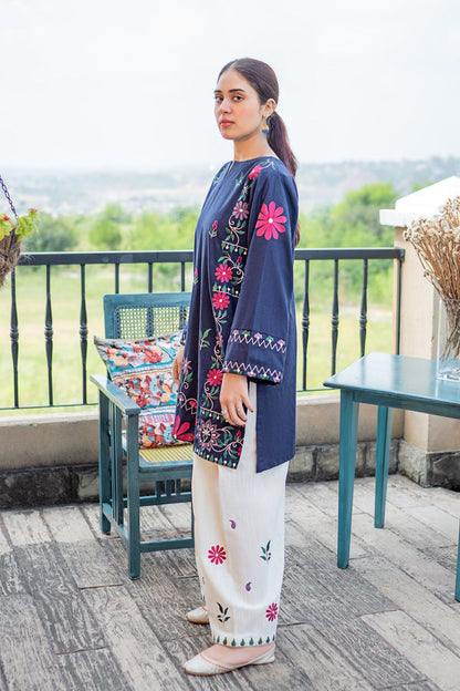 MB 70-2 Piece - Unstitched Embroidered Lawn Fabric
