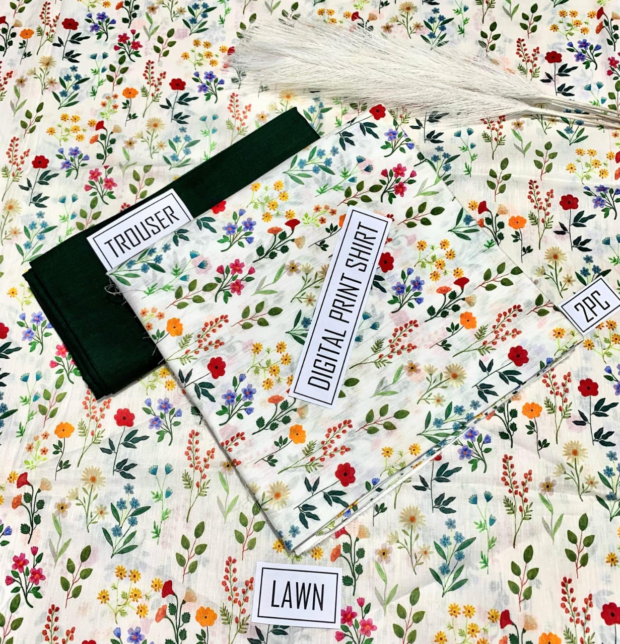 PRINTED LAWN |2| PCS UNSTITCHED