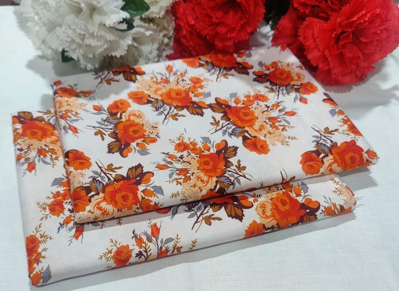 SUMMER COTTON |2| PCS UNSTITCHED