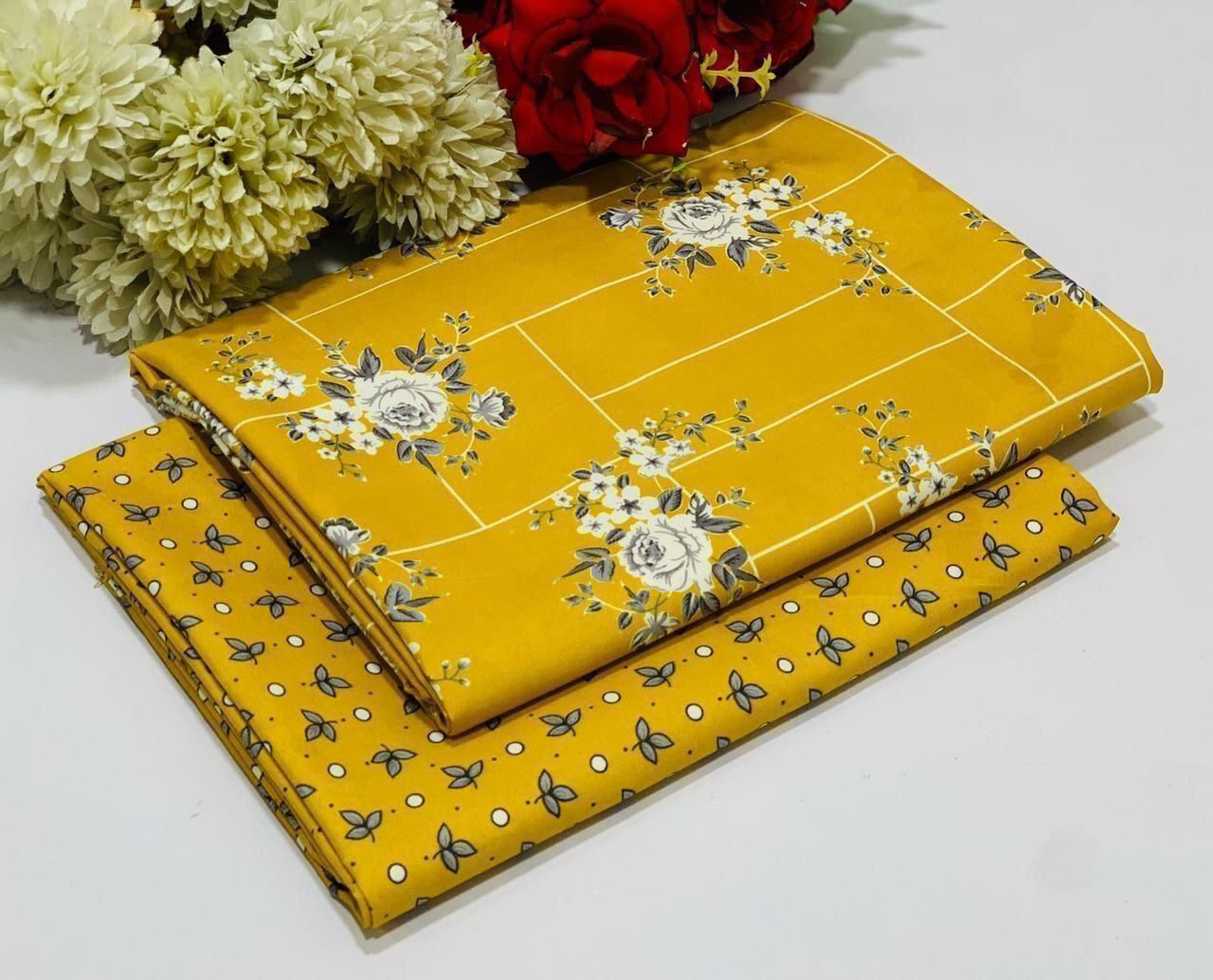 SUMMER COTON |2| PCS UNSTITCHED