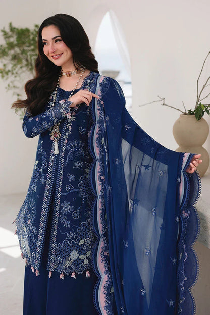 QL-2815-3 Piece - Unstitched Embroidered Lawn Fabric