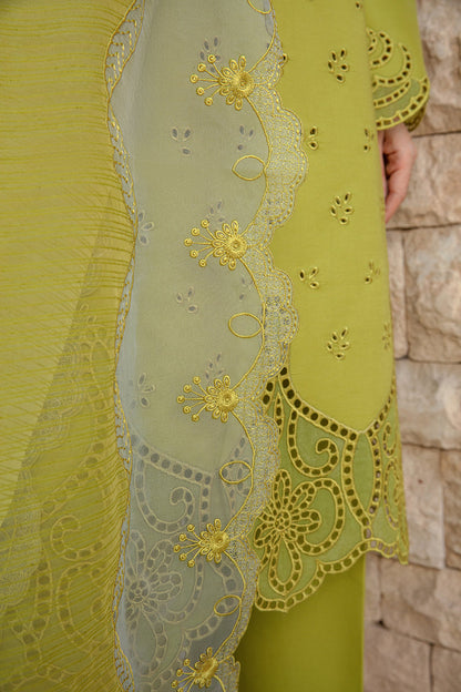 RR-2780-3 Piece - Unstitched Chicken Kari Embroidered Suit