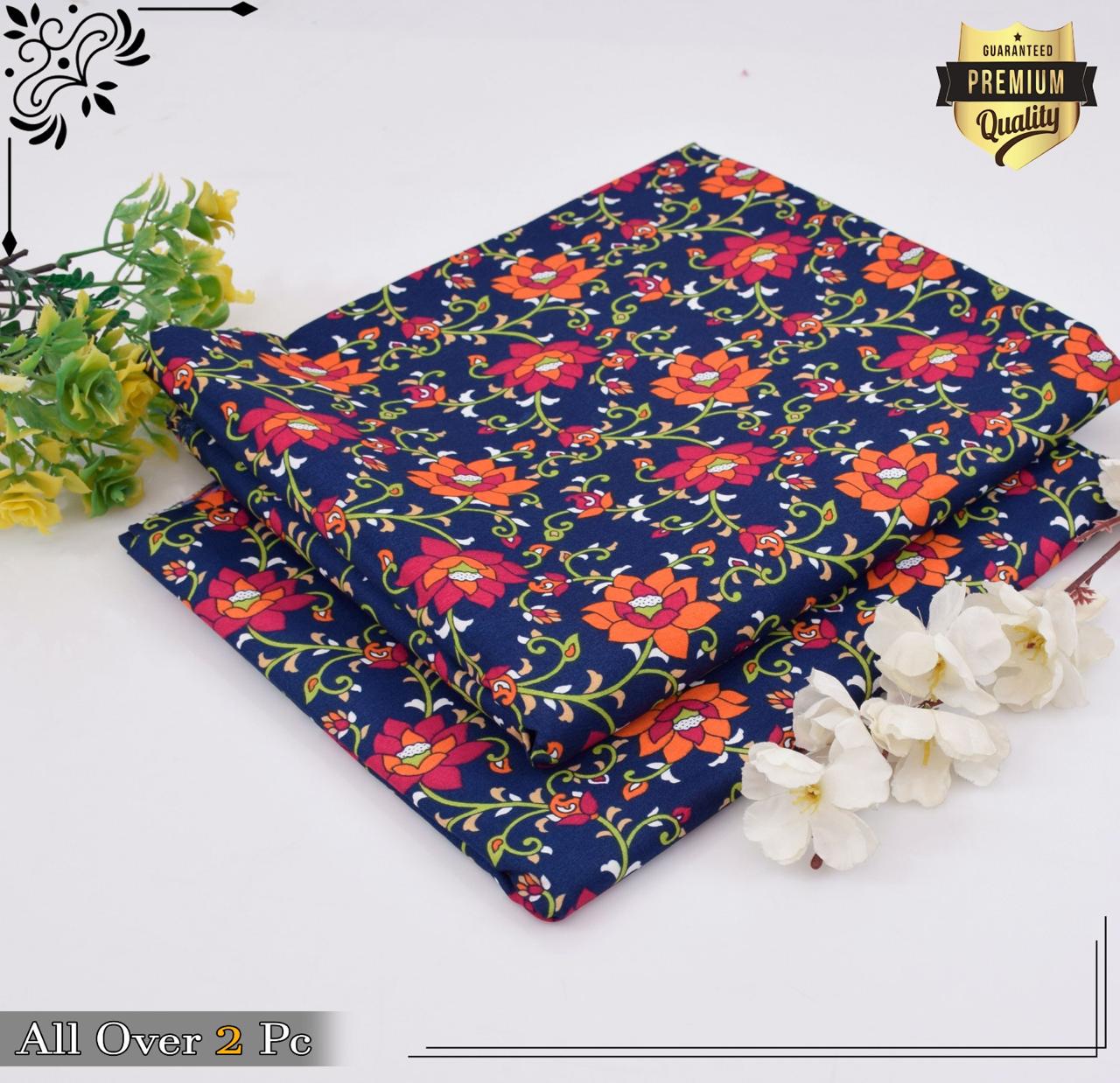 SUMMER COTTON |2| PCS UNSTITCHED