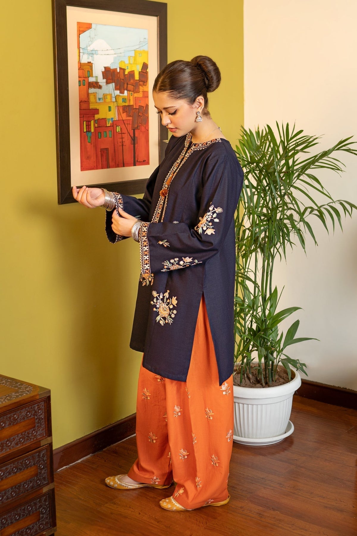 2 Piece - Unstitched Fully Embroidered Lawn Fabric