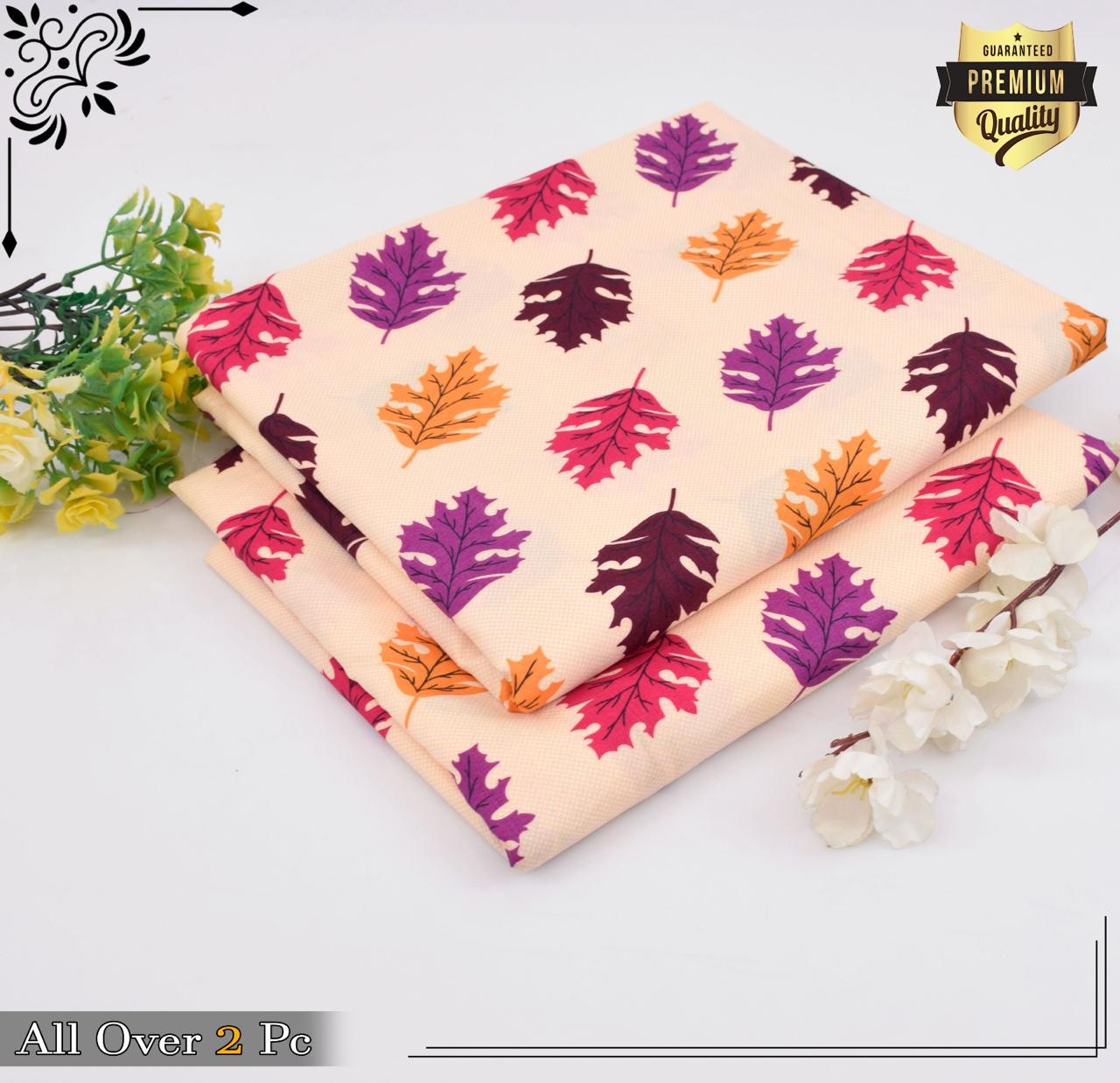 SUMMER COTTON |2| PCS UNSTITCHED