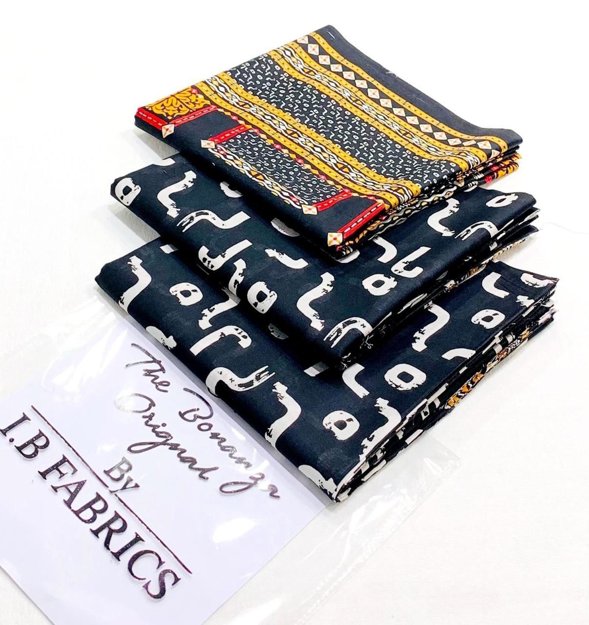 IB PRINTED LAWN |3| PCS UNSTITCHED