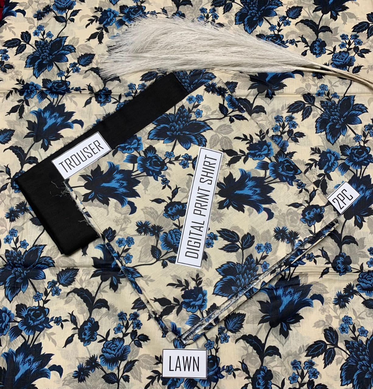 PRINTED LAWN |2| PCS UNSTITCHED