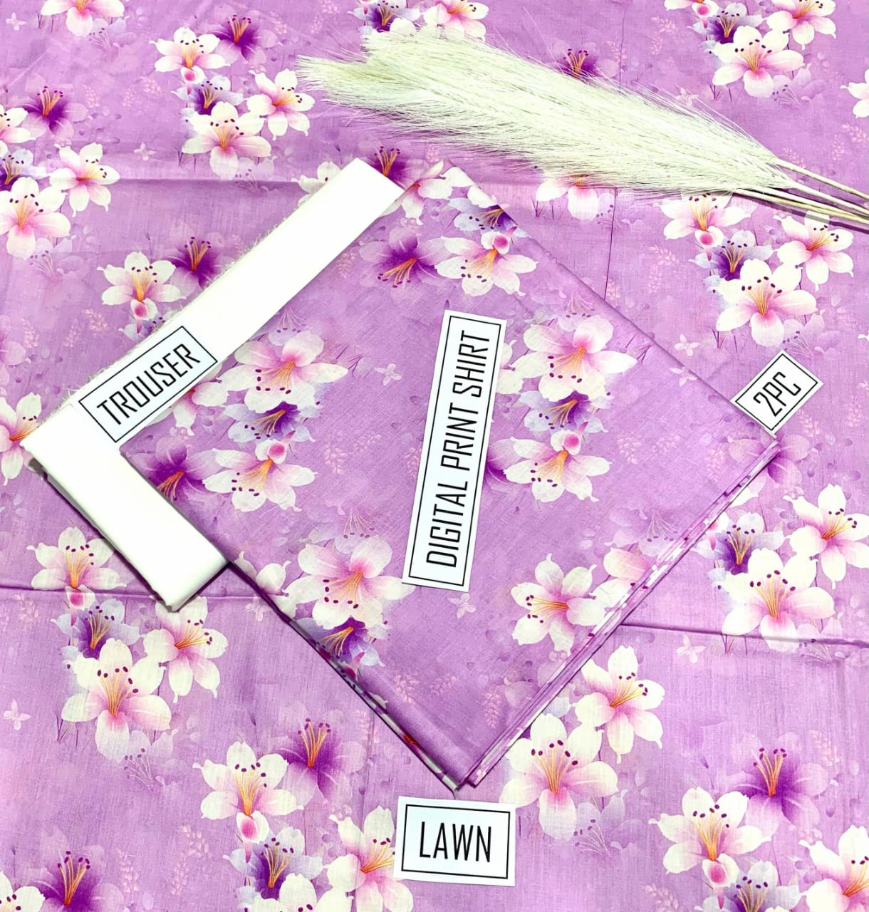 PRINTED LAWN |2| PCS UNSTITCHED